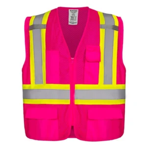 KAYGO Safety Vest with Pockets - High Visibility Reflective Vest ANSI Class 2 Construction Vest